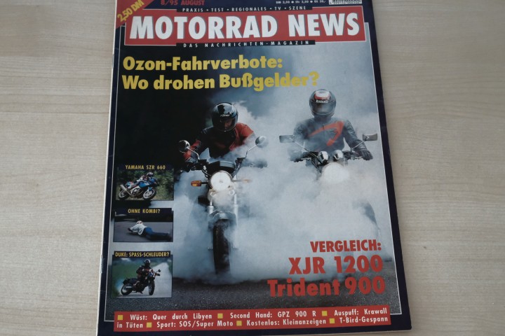 Deckblatt Motorrad News (08/1995)